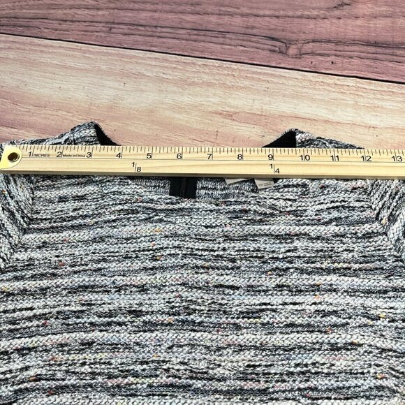 LOFT Short Sleeve Petite Tweed Pastel Multicolor Shift Dress, Size: XS Petite - Picture 9 of 11